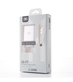 Зарядний пристрій DC CA-F17 20W (1USB  /  1Type-C) (Білий)